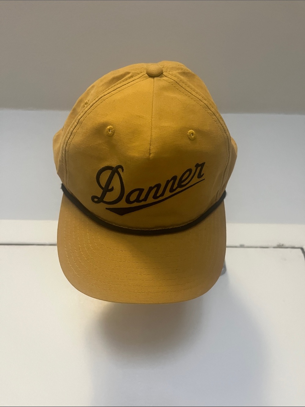 Danner Mustard Yellow Logo Baseball Cap